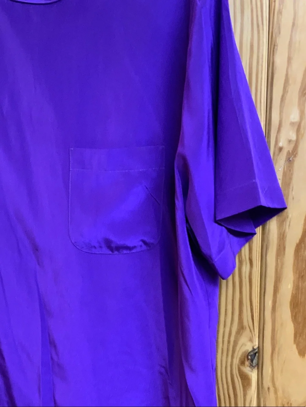Alyssa Carr Purple Short-Sleeve Top and Short Set